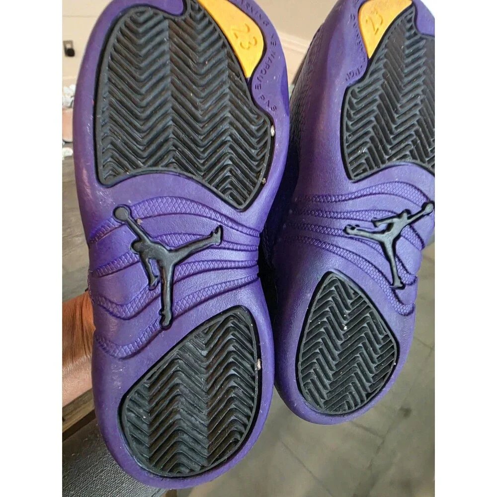 Nike Air Jordan 12 Retro Field Purple Black  850000-057 Toddlers Size 10C